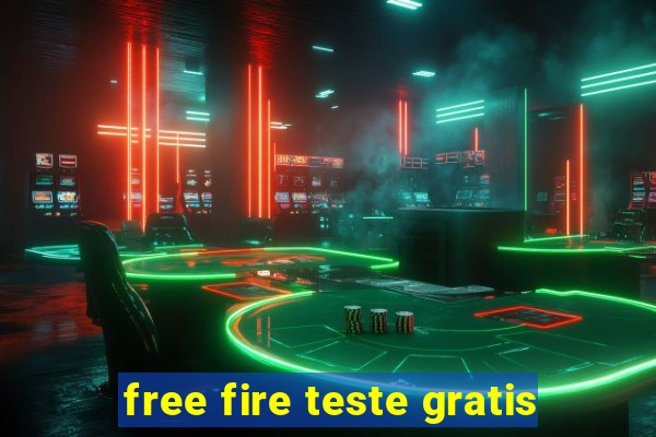 free fire teste gratis